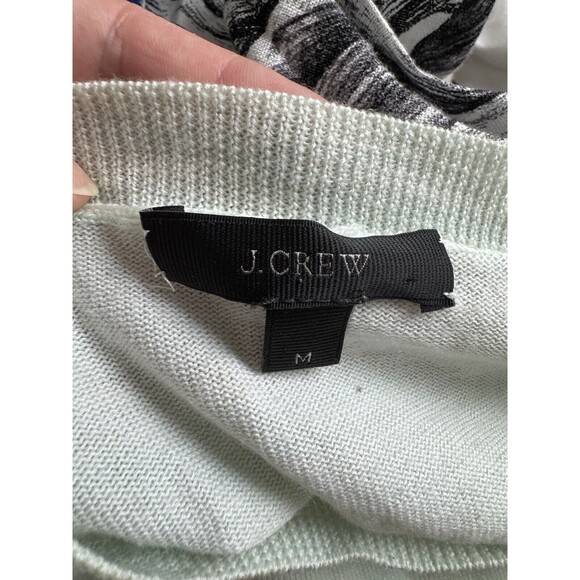NWOT J.Crew Merino Wool Mint Medium Women’s Sweater - Picture 2 of 8